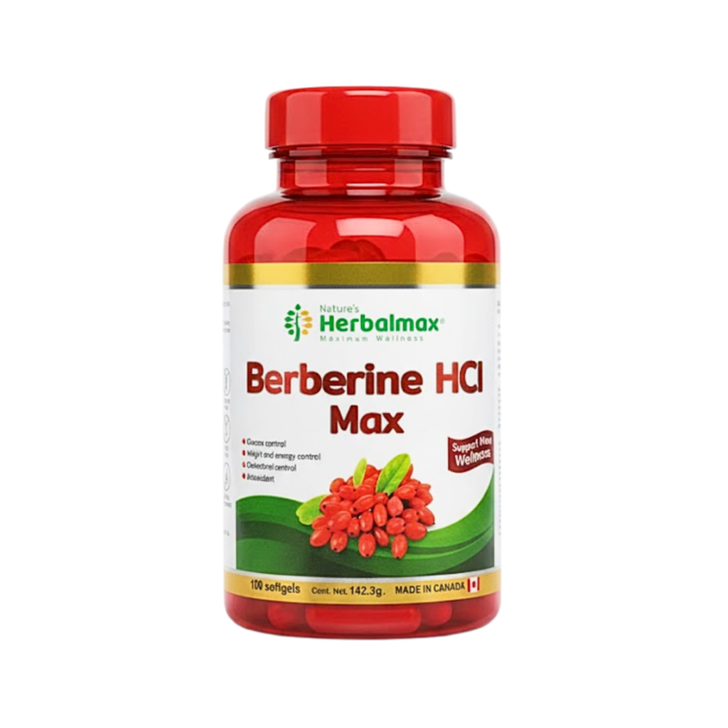 BERBERINE HCL 100 CAPS - HERBAL MAX