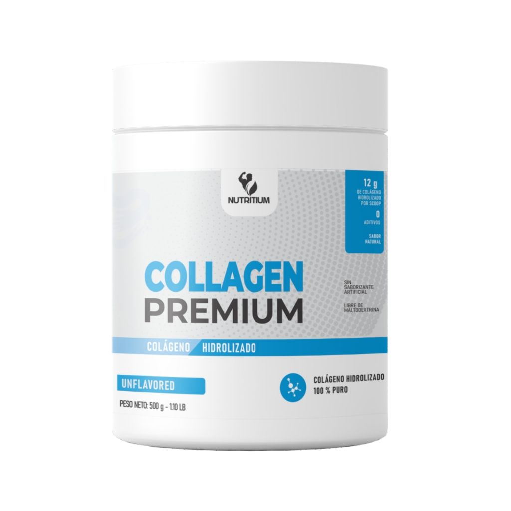 COLLAGEN PREMIUM (100 % PURO) X 500 G - NUTRITIUM