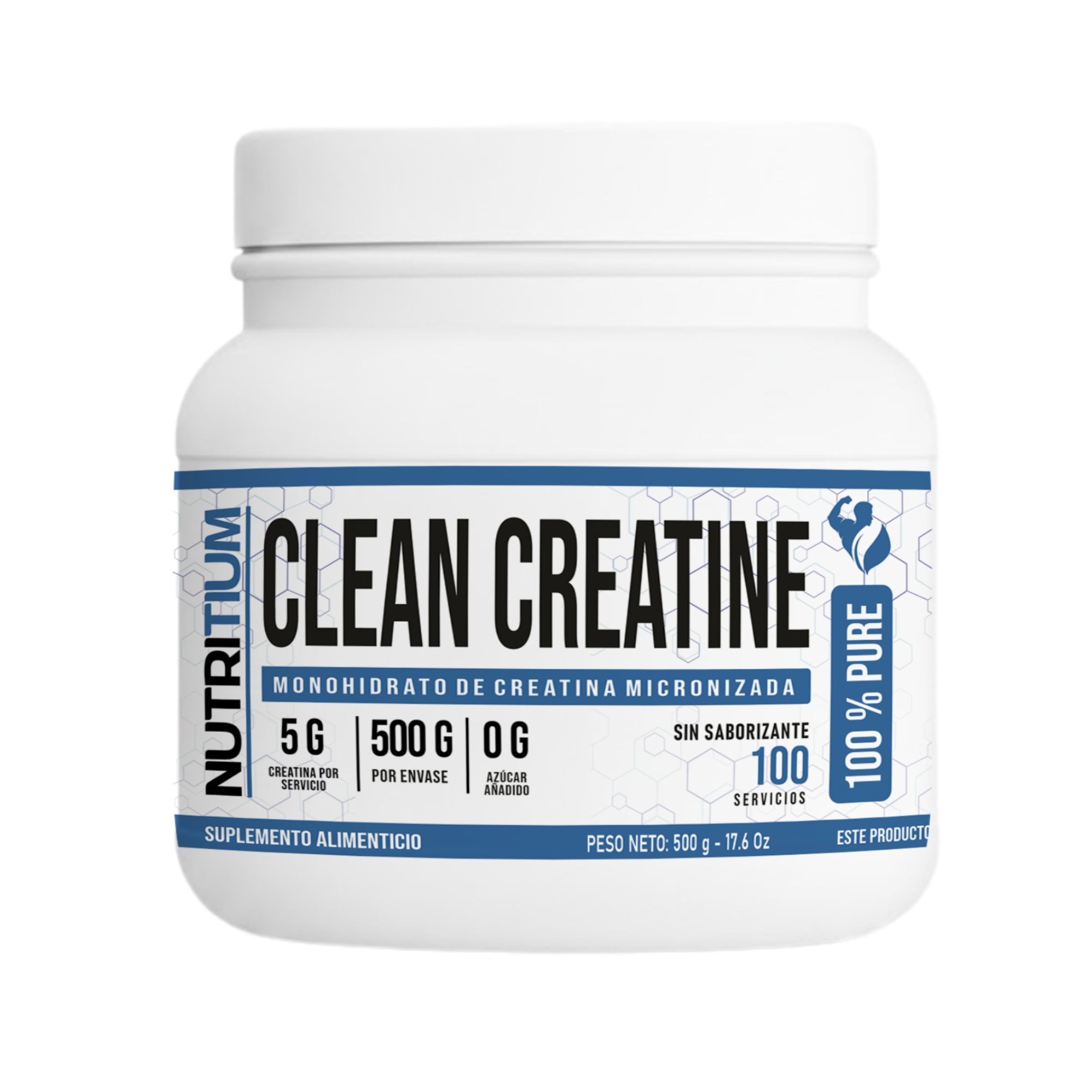 CLEAN CREATINE X 500 G - NUTRITIUM