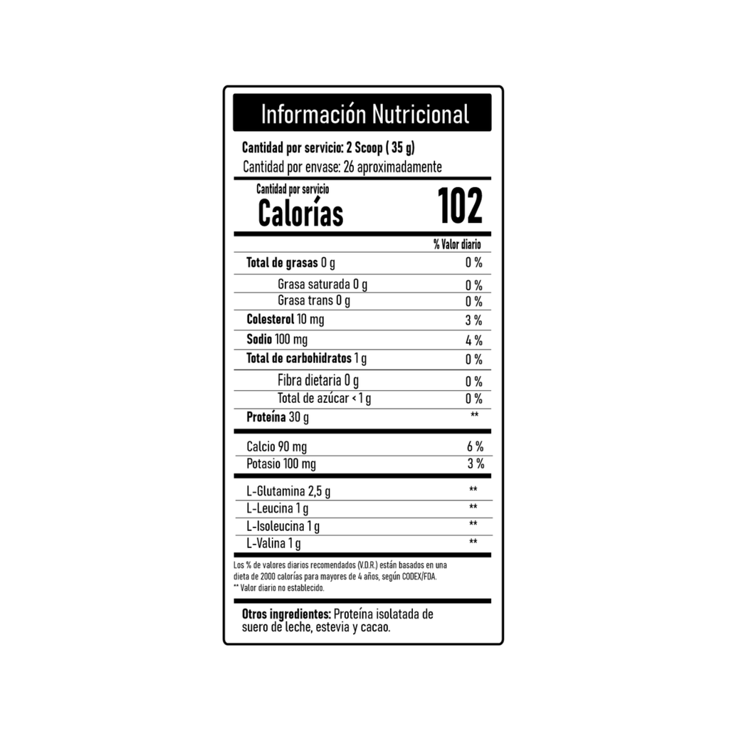 ISO WHEY CHOCOLATE X 900 G - NUTRITIUM