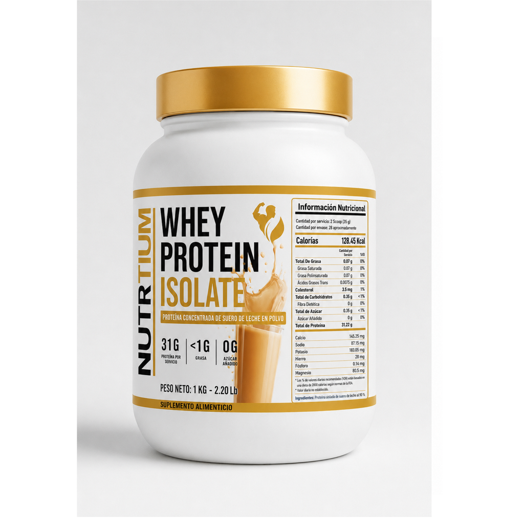 WHEY PROTEIN ISOLATE X 1 KG - NUTRITIUM