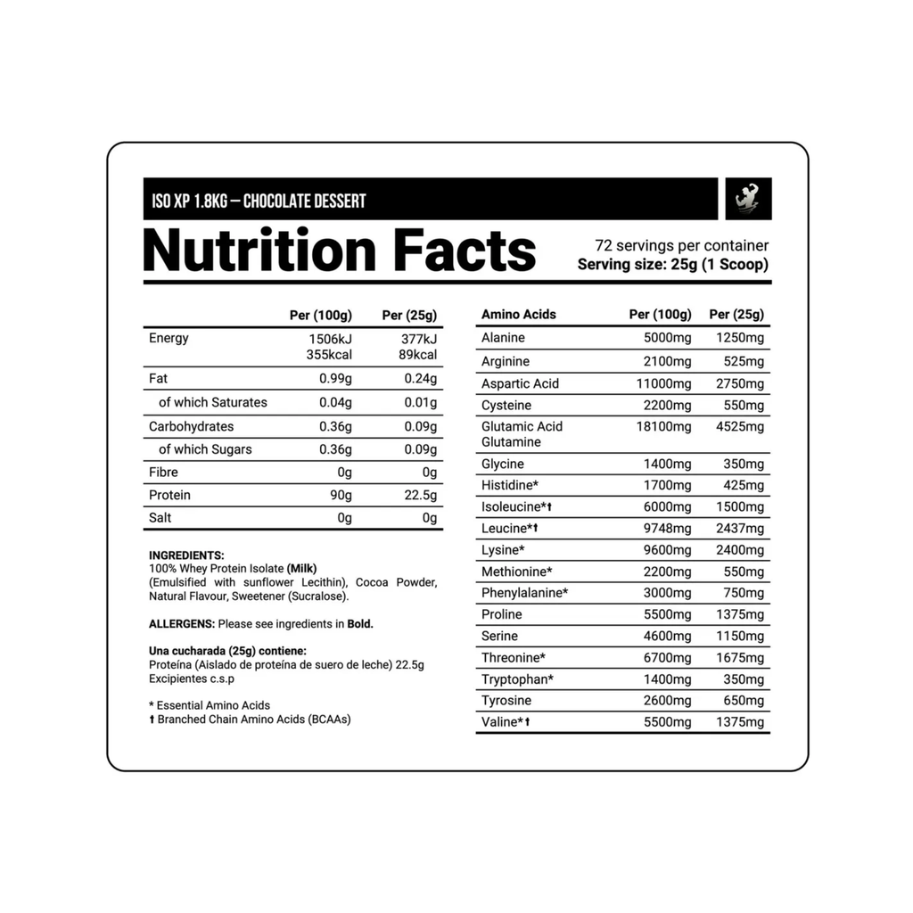 ISO-XP WHEY PROTEIN ISOLATE 1,8 KG - APPLIED NUTRITION