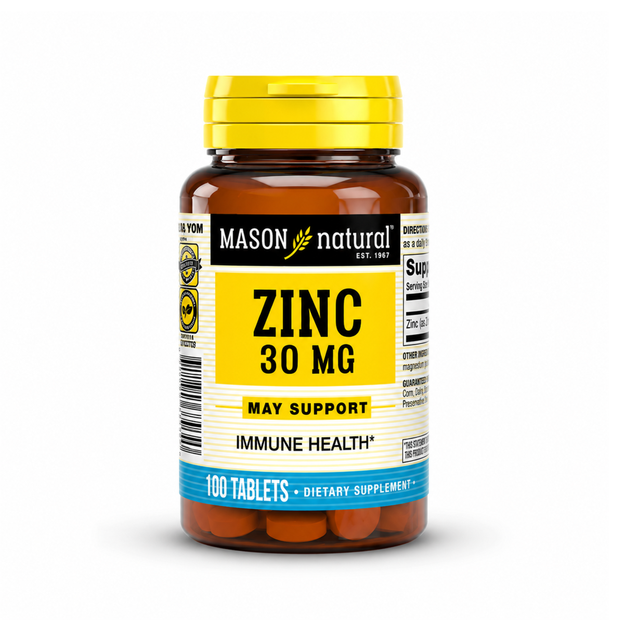 Zinc 30 MG x 100 TABS - MASON